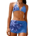 thumbnail image 3 of Bxsruta Women's Two Piece Swimsuit Set Printed Tummy Control Swimsuits with Padded Bra Supportive Bathing Suits, 3 of 8
