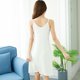 thumbnail image 5 of mfyjkho Vestidos de fiesta para mujer, Camisón sin mangas holgado y cómodo de color liso con tirantes para mujer Vestidos largos para mujer xl, 5 of 5
