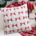 thumbnail image 4 of Christmas Tree Decorative Throw Pillow Covers Christmas Pillow Covers Throw Christmas Tree Snowflake Pillowcase Pillow Cases Party Supplies 18x18", 4 of 7