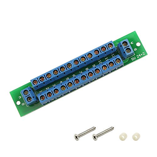PCB007 1X 12 Position Power Distribution Board 2 Inputs 2 x 13 Outputs