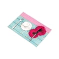 thumbnail image 3 of MKHERT Pink Gerbera Daisy Flowers On Turquoise Blue Wood Placemats Table Mats for Dining Room Kitchen Table Decoration 12x18 inch,Set of 6, 3 of 4