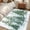 Green, variant on Forest Green Area Rug 3x5 FT, Non Slip Entryway Bedside Carpet, Spring Summer Watercolor Pine Tree Washable Soft Floor Carpet Indoor Mat Non-Shedding Throw Rugs for Dorm Kitchen Home Office