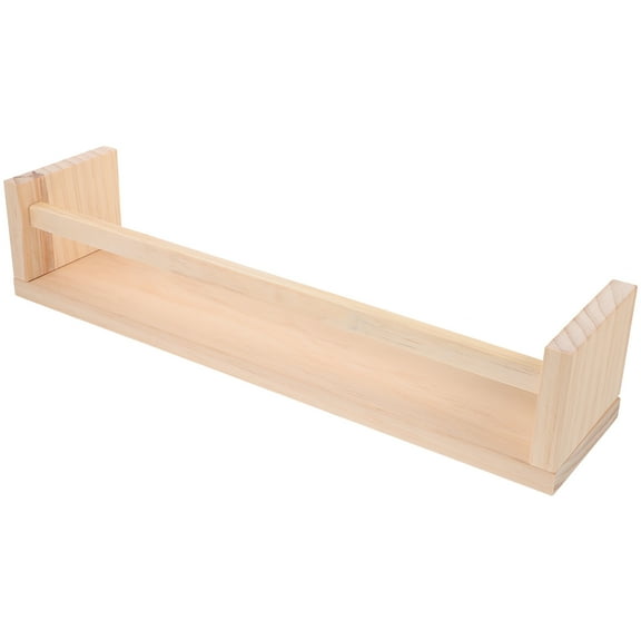 White Shelf Shelving Wooden Shelf 42.00X10.00X9.00CM