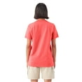 thumbnail image 4 of Dickies Women's Heavyweight Short Sleeve Pocket T-Shirt, Coral Reef Heather, L, 4 of 4