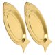 thumbnail image 3 of 2pcs Fish Shaped Stainless Steel Serving Plates for Kitchen Ideal for Steaming, Grilling and Baking Fish with Elegant Design for Family Meals, 3 of 4
