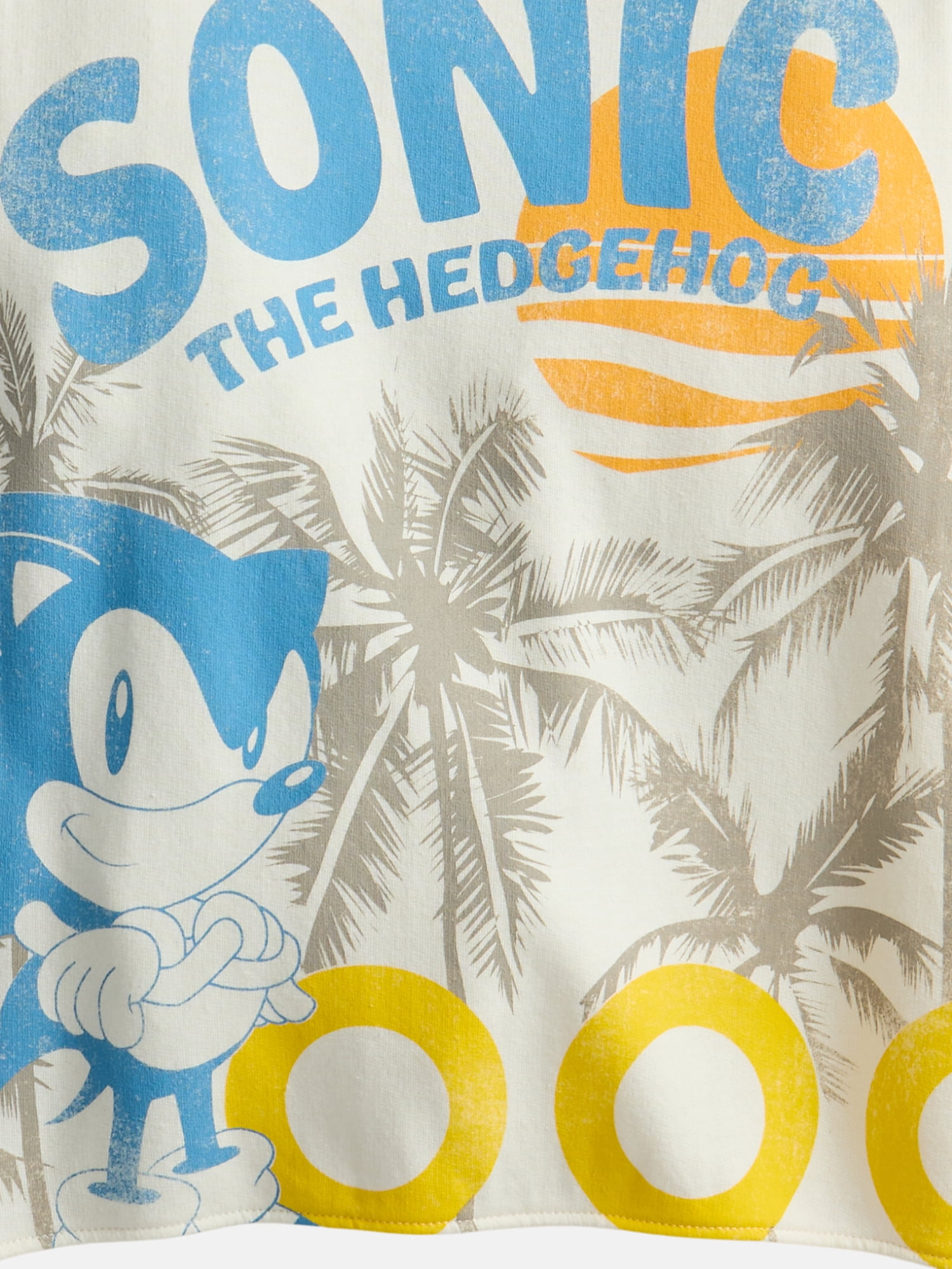 Sega Sonic The Hedgehog Boys Graphic Print Fleece Sweatshirt, Sizes XS 4/5-XL 14/16