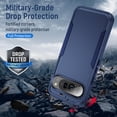 thumbnail image 3 of KOMI for Pixel 9 Pro XL Case,Google Pixel 9 Pro XL Case,with Screen Protector,[Military Grade Drop Tested] Heavy-Duty Tough Rugged Shockproof Protective Case for Google Pixel 9 Pro XL, Blue, 3 of 5