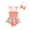 Orange, variant on Aojekbee Baby Girls Summer Romper Dress Sleeveless Floral Embroidery Tulle Romper with Headband