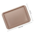 thumbnail image 4 of LOLIPPYY Nonstick Small Baking Pan Cookie Sheet - 1-Piece Bakeware for Cookies, Brownies, and More, 4 of 8