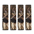 thumbnail image 5 of Chririnla Car Seat Belt Pads Durable Polyester SBR Composite, Compatible with, Suitable for Sedan, German Shepherd Dog Print, 5 of 8