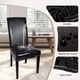 thumbnail image 3 of Set de 6 Fundas Impermeables para Sillas de Comedor SearchI en Negro, 3 of 7