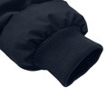 thumbnail image 3 of LYSMORA Mens Mid Length Detachable Hood Quilted Puffer Coat Zip Snap Windproof Winter Warm Parka Business Casual Outerwear Jacket, 3 of 7