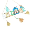 thumbnail image 3 of Placas Colgantes Navidad símbolo Invitado Bienvenido Adornos Árbol Navidad - árbol de navidad alce árbol de navidad SM SunniMix Navidad placas de madera signos, 3 of 7