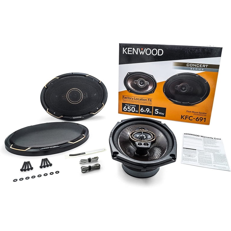 Kenwood KFC-691 Concert Series Car Speakers (Pair) - 6