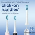 thumbnail image 4 of Brushmo Optimal Gum Care Replacement Toothbrush Heads Compatible with Philips Sonicare Click-On Handles, Ultra-Soft DuPont Bristles, BM938, 8-Pack, White, 4 of 8
