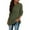 Army Green, variant on Arlun Oversized Pullover Sweaters for Women Trendy Crewneck Long Sleeve Basic Sweater Tops Soft Warm Winter Comfortable Pure Loose Fit Casual Pullovers Yellow XL