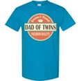 thumbnail image 3 of Inktastic Dad of Twins Vintage T-Shirt, 3 of 5