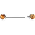 thumbnail image 3 of Glaciersei Nipple Ring Internally Threaded Nipple Barbell 14G Nipple Piercing Jewelry G23 Titanium, 3 of 5