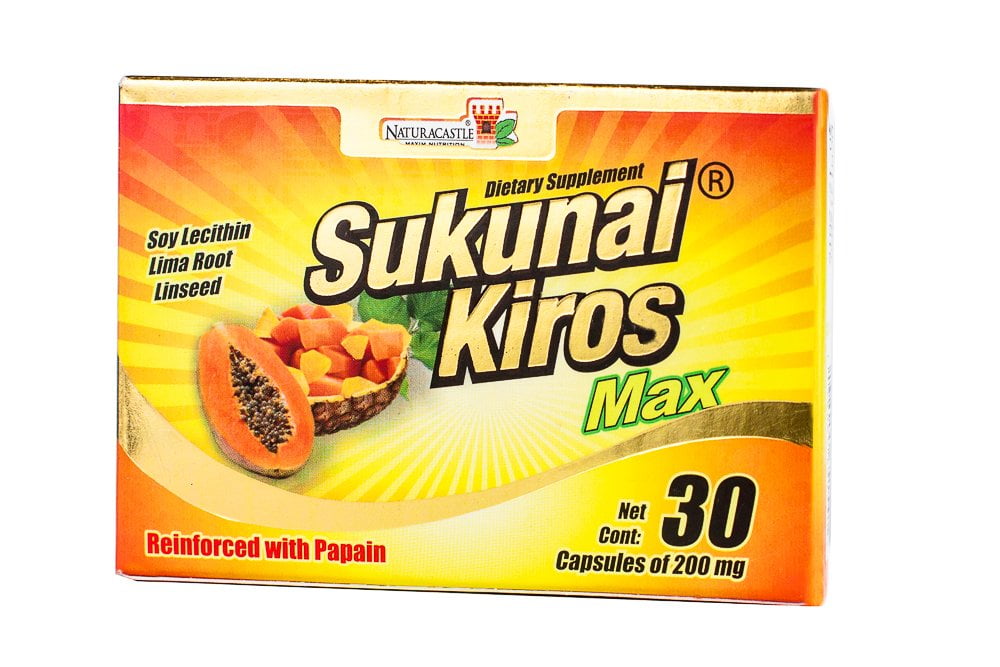 Natura Castle Sukunai Kiros Max Weight Loss Supplement, 200 mg, 30 Capsules