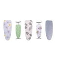 thumbnail image 5 of Extra Wide Ironing Board Cover 58x19 inch, Drawstring Replacement, Heat Resistant Cotton, Multiple Patterns - Grey Arrow, Banana Leaf, Dandelion, Rose, Daisy, 5 of 5