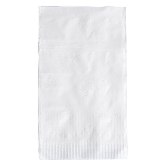 Right Choice White Paper 1/8 Fold 2 Ply Dinner Napkin, 14.2 x 16.5 inch -- 3000 per case