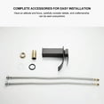 thumbnail image 4 of Destyer Easy To Install And Multi-functional Bathroom Sink Waterfall Basin Sink Basin Faucets white gold short, 4 of 6