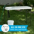 thumbnail image 3 of Lifetime 4 Foot Folding Fish Cleaning Table with Faucet - 280560, 3 of 10