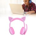 thumbnail image 3 of Auriculares Inalámbricos ANGGREK Plegables con Luz LED de Oreja de Gato Y Micrófono para Niños, 3 of 8