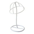 thumbnail image 4 of Hat Stand Organizer Metal Dome Shape Design Hat Rack Tabletop Display Rack - White, 4 of 8