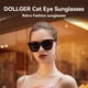 thumbnail image 2 of Gafas de sol Dollger retro ojo de gato para mujer y hombre UV400, 2 of 7