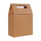 thumbnail image 1 of Xiao Hua Regalo, bolsa de embalaje de caja de regalo, bolsa de regalo de papel kraft vintage (grande, color natural), 1 of 5