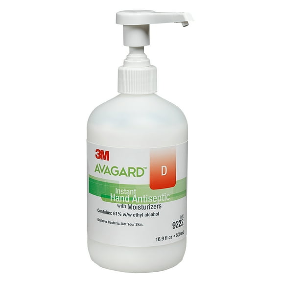 3M Avagard D Ethyl Alcohol Alcohol Hand Sanitizer 16 oz. Pump Bottle 1 Ct