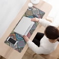 thumbnail image 3 of Long Mouse Pads for Desk,Multicolor Ethnic Mandala Pattern Desk Mats on Top Of Desks, Desk Mouse Pad Extra Large with 3mm Non-Slip Base and Stitched Edge for Gaming,Office,Work,Home 31.5"x11.8", 3 of 6