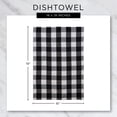 thumbnail image 2 of Design Imports DII Chevron Noir Barmop de Luxe (Ensemble de 4), 2 of 4