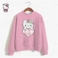 thumbnail image 2 of Mode Urbaine Chandails à Capuchon HELLO KITTY Sweat à Capuche Imprimé pour Femmes Automne Manches Longues Harajuku Pullovers Sweat à Capuche sudadera mujer ZR, 2 of 7