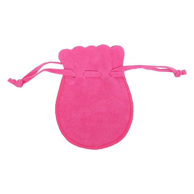 Mini bolsa con cordón de 50 Uds., bolsas de regalo portátiles elegantes, bolsas de joyería de operación Simple, embalaje organizador para el Ropa, zapatos y accesorios Miscelánea Rosa roja 1 Minnieouse AP018070-10