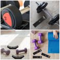 thumbnail image 3 of GAXIRE 12 Pcs Support de Barre Support de Sol Support d'Haltères Noir PP Rangement pour Équipement de Gym, 3 of 8