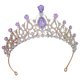 thumbnail image 3 of Tocado de niña de las flores, tocado brillante con diamantes de imitación, tocado de cumpleaños, corona de Tiara de niña de las flores, 3 of 5