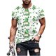 thumbnail image 2 of Ceisia Men's Slim Fit Short Sleeve T-Shirt St. Patrick's Day Themed Print Clover Spring Summer Shirt Gift, 2 of 6