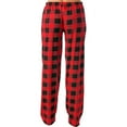 thumbnail image 5 of Red Women's Plus Size Pants, Ladies Casual Pants Plaid Printed Pajama Pants Elastic Rope Pants,Women's Plus Size Pants S, 5 of 6