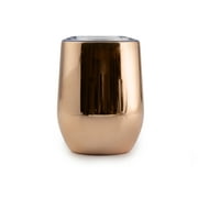 Bar340 by Cambridge 12-Ounce Copper Stemless Wine Tumbler with Lid