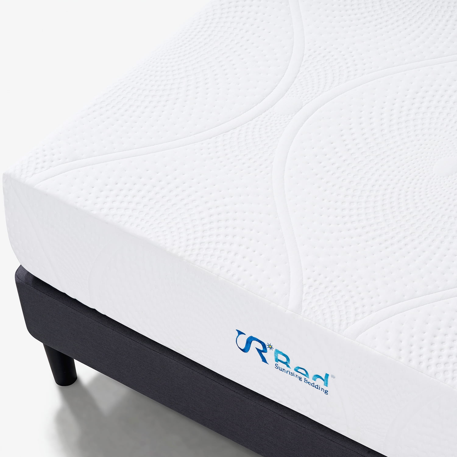 Sunrising Bedding 12" Gel Memory Foam Mattress California King Size, Firm, No Harmful Chemicals, No Fiberglass, Adjustable Bed Frame Compatible