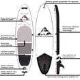 thumbnail image 2 of ROC Outdoors Polar Series, 10ft Inflatable SUP, Pump, Premium Accessories & Backpack, Charcoal, 2 of 3