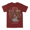 thumbnail image 1 of Americana Collection Montana Flathead Maroon 2X-Large T-Shirt, 1 of 3