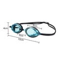 thumbnail image 2 of Gafas de natación de carreras Gafas de natación de silicona impermeables y antivaho para hombres y mujeres, 2 of 5