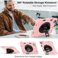 thumbnail image 4 of Case for iPad Air 13 Inch Case M3 2025 M2 2024, Rugged iPad Pro 12.9 6th/5th/4th/3rd Generation Case with Screen Protector/Kickstand/Handle Grip/Shoulder Strap/Pencil Holder, 4 of 6