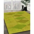 thumbnail image 3 of Ahgly Company Machine Washable Indoor Rectangle Transitional Dark Golden Rod Brown Area Rugs, 2' x 4', 3 of 7
