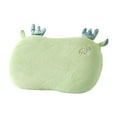 thumbnail image 2 of Almohada para el cuello con espuma viscoelástica, respaldo ergonómico para dormir cómodamente, lado lindo Verde, 2 of 9