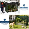 thumbnail image 4 of Galvanized Raised Garden Bed with Cover and Shade Cloth Kit, Open Base Design, Outdoor Metal Planter Box for Growing Vegetables Vegetables, 6 x 3 x 1 ft, 4 of 7