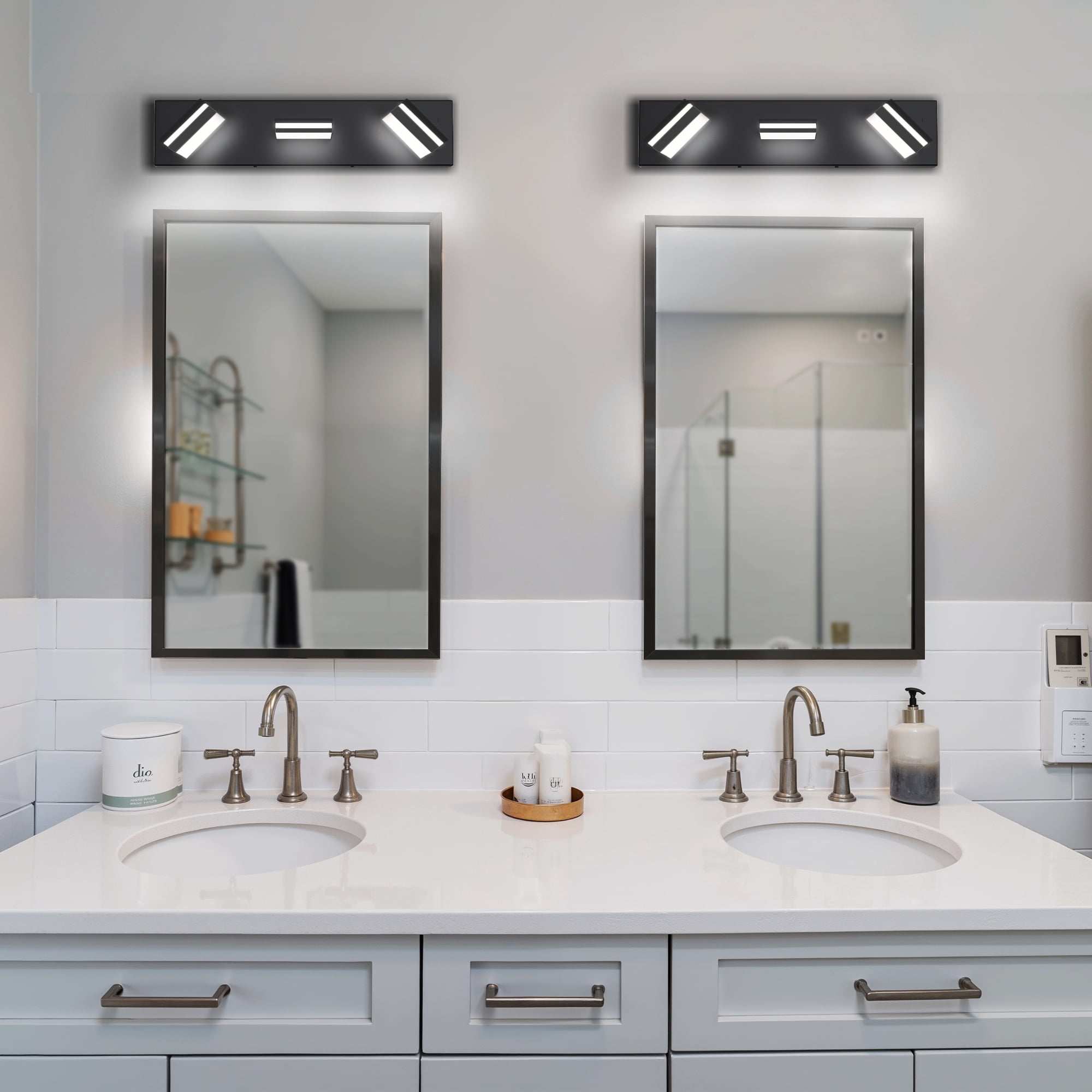 YANSUN 20 in 3-Light LED Vanity Light Bar, 15W 754LM Cool White 6500K Modern Fixture for Bathroom Mirror